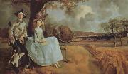 Thomas Gainsborough Mr and Mrs Andrews (nn03) oil on canvas